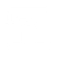 Minimalist white line icon of a 3D printer nozzle extrusion head layer-by-layer manufacturing a geometric hexagonal component on a flat print bed, isolated on a transparent background.