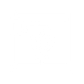 Minimalist white line icon of a 3D printer nozzle extrusion head layer-by-layer manufacturing a geometric hexagonal component on a flat print bed, isolated on a transparent background.